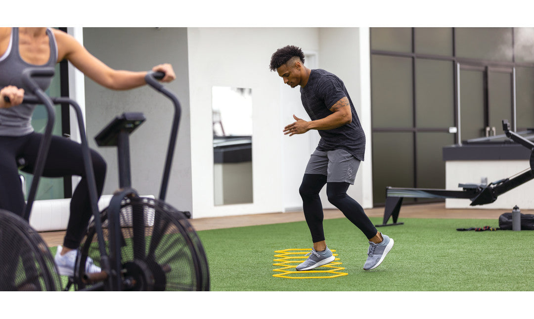 SKLZ Speed Web – set šestkotnih obročev za trening agilnosti | Mreža za eksplozivno hitrost in agilnost!
