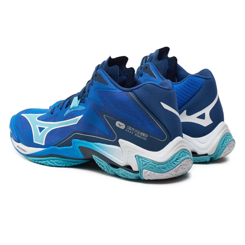 Mizuno - V1GA2405 - Wave Lightning Z MID - 1- LIGHTNING BLUE/WHITE - visok moški copat 2025