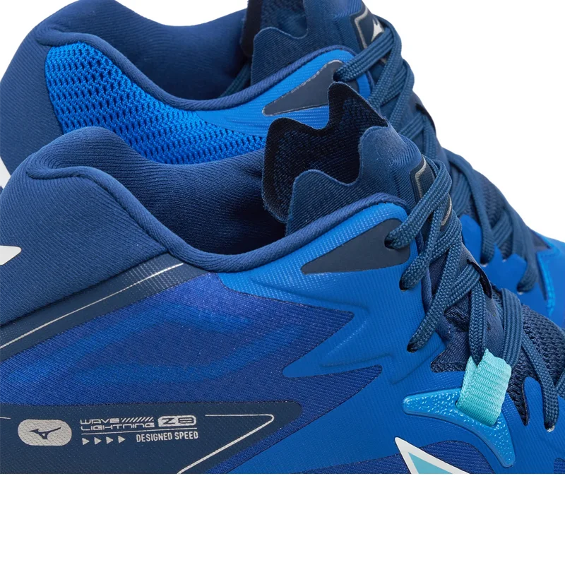 Mizuno - V1GA2405 - Wave Lightning Z MID - 1- LIGHTNING BLUE/WHITE - visok moški copat 2025