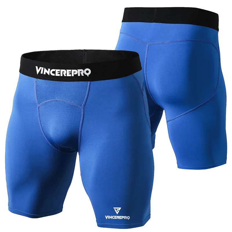 VincerePro - 1044 Moške športne kratke podhlače - Svetlo modre
