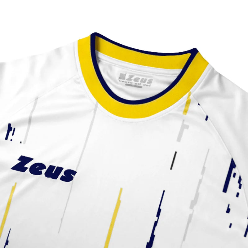 K/BOLTWHIT - Zeus KOMPLET BOLT WHITE - moški dres - Belo - Zeleno - Črno