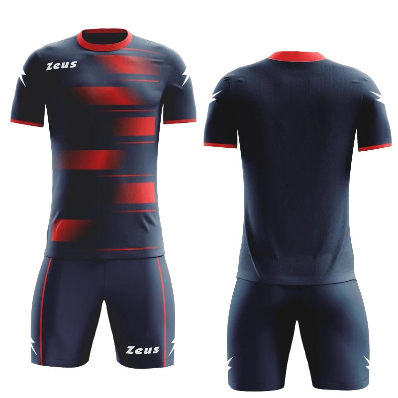 K/KOSMO - Zeus KOMPLET KOSMO - moški dres - TemnoModra - rdeča