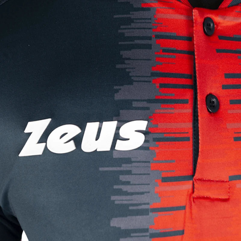 KIT PERSEO - Zeus KOMPLET PERSEO - moški odbojkarski dres - Temno modra - Rdeča