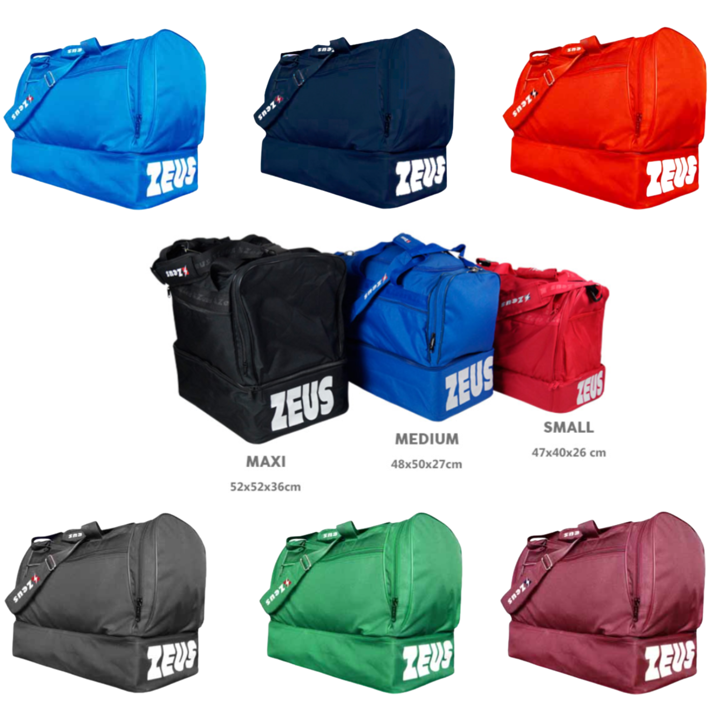 ZEUS BORSA MAXI – Športna torba 95L z ojačanim dnom in naramnico