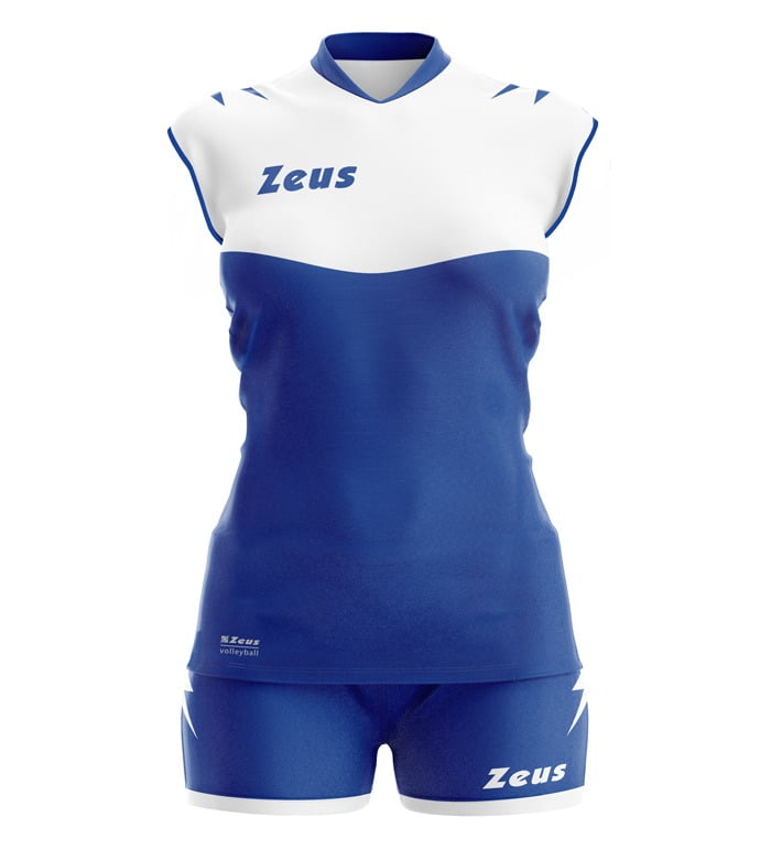Zeus - Ženski dres SARA - komplet majica, hlače - modra bela
