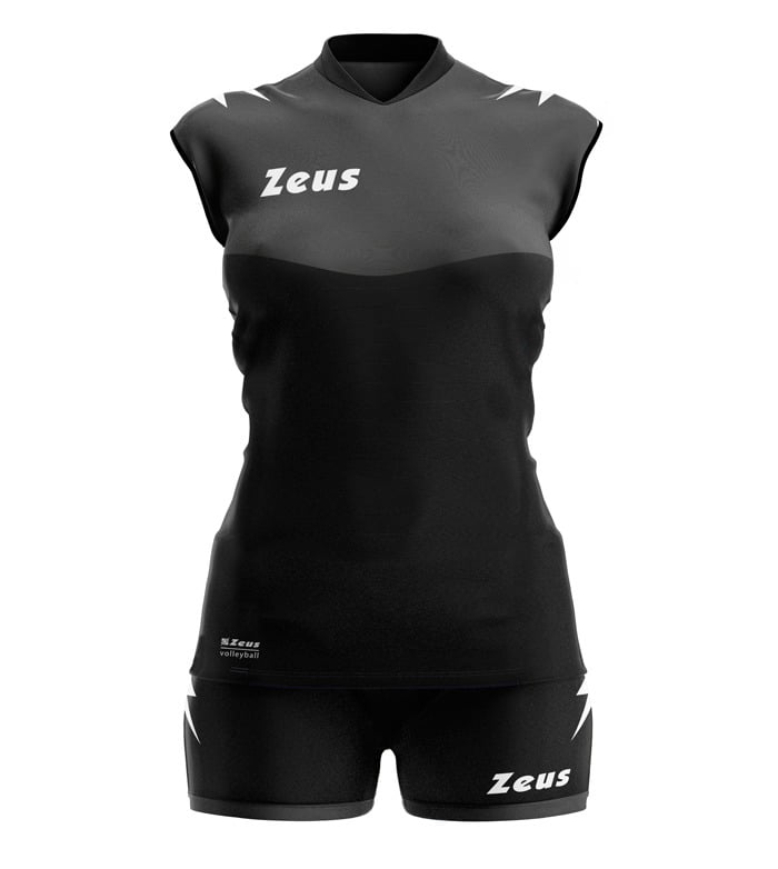 Zeus - Ženski dres SARA - komplet majica, hlače - črna