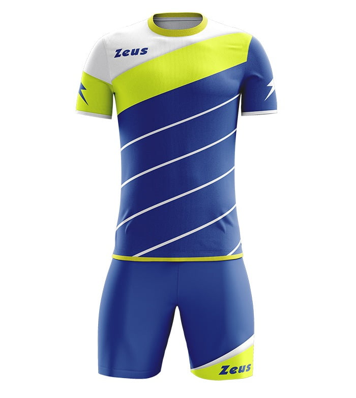 0728 - Zeus KOMPLET LYBRA - moški dres  - modra rumena