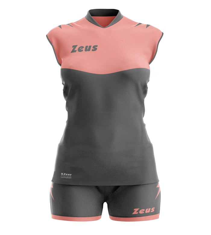 Zeus - Ženski dres SARA - komplet majica, hlače - sivo roza