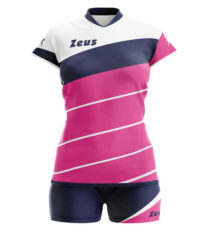 Zeus - Ženski dres LYBRA - komplet majica, hlače - pink