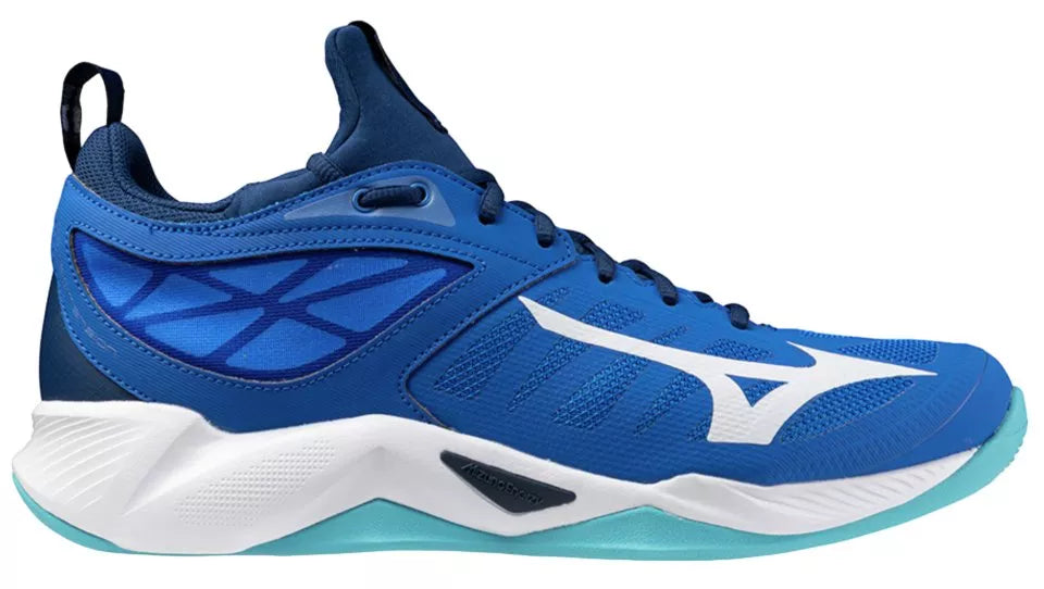 Mizuno - V1GC2240 - Wave Dimension - 76 - BLUE/WHITE - nizki moški copat 2025