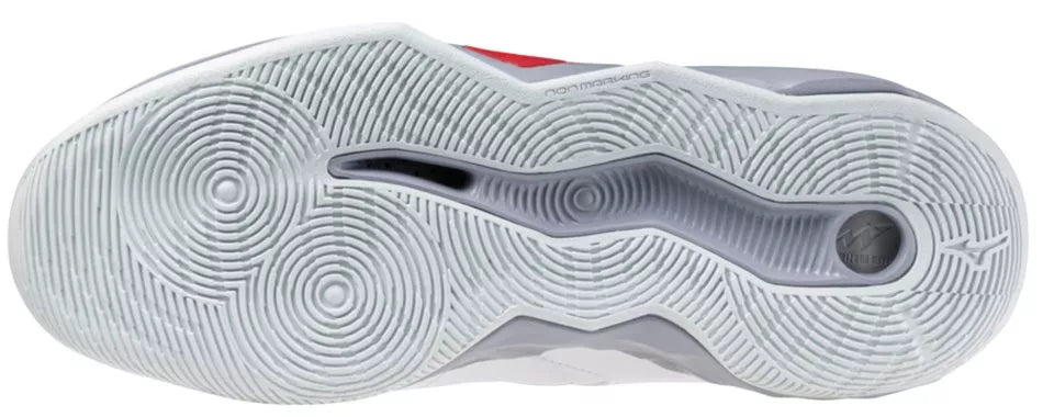 Mizuno - V1GA2240 - Wave Dimension - 96- RED/WHITE - nizek moški copat 2025