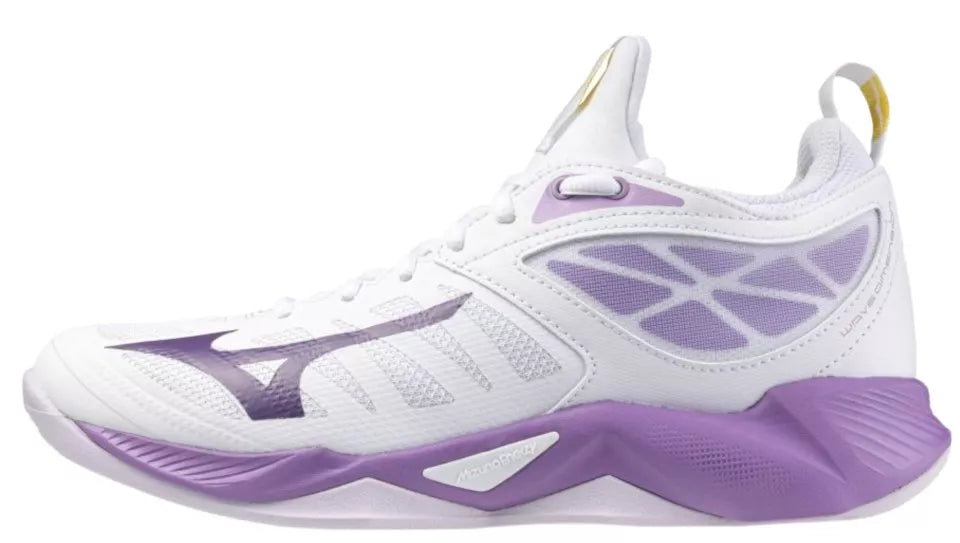 Mizuno - V1GC2240 - Wave Dimension - 10 - VIOLA/WHITE - nizki ženski copat 2025
