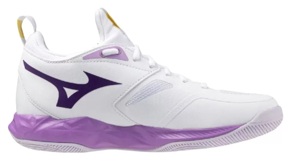 Mizuno - V1GC2240 - Wave Dimension - 10 - VIOLA/WHITE - nizki ženski copat 2025