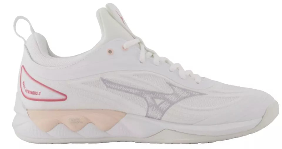 Mizuno - V1GC2420 - Wave Luminous - 25 - ORANGE/SILVER/WHITE - nizki ženski copat 2025
