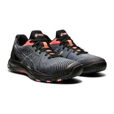 Asics - 1052A050 - NETBURNER BALLISTIC FF 2 L.E. - 010 BLACK/SUNRISE RED - ženski copat 2021