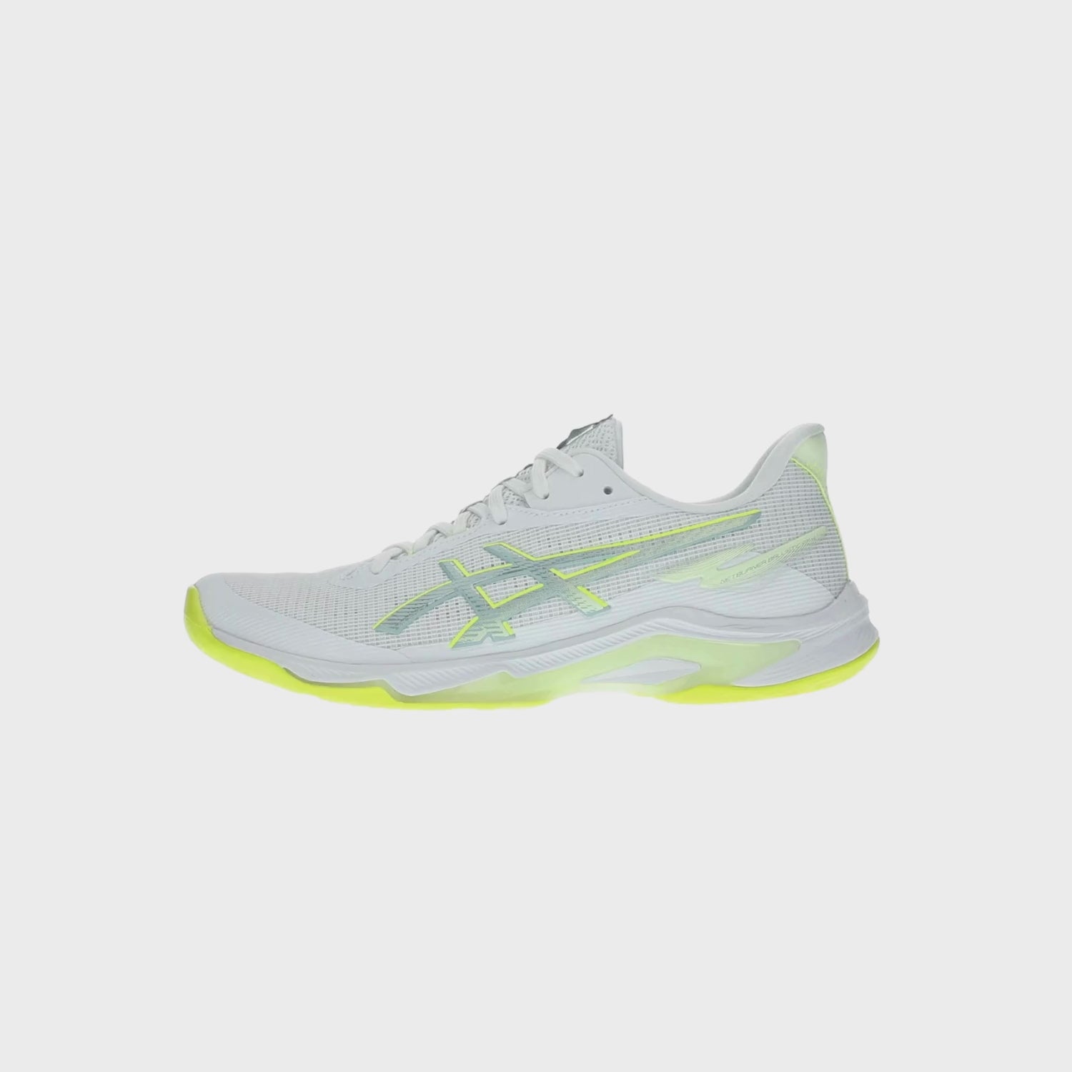 Naloži video: Asics - 1052A083 - NETBURNER BALLISTIC FF 4 - 107 WHITE/SAFETY YELLOW - ženski copat 2027