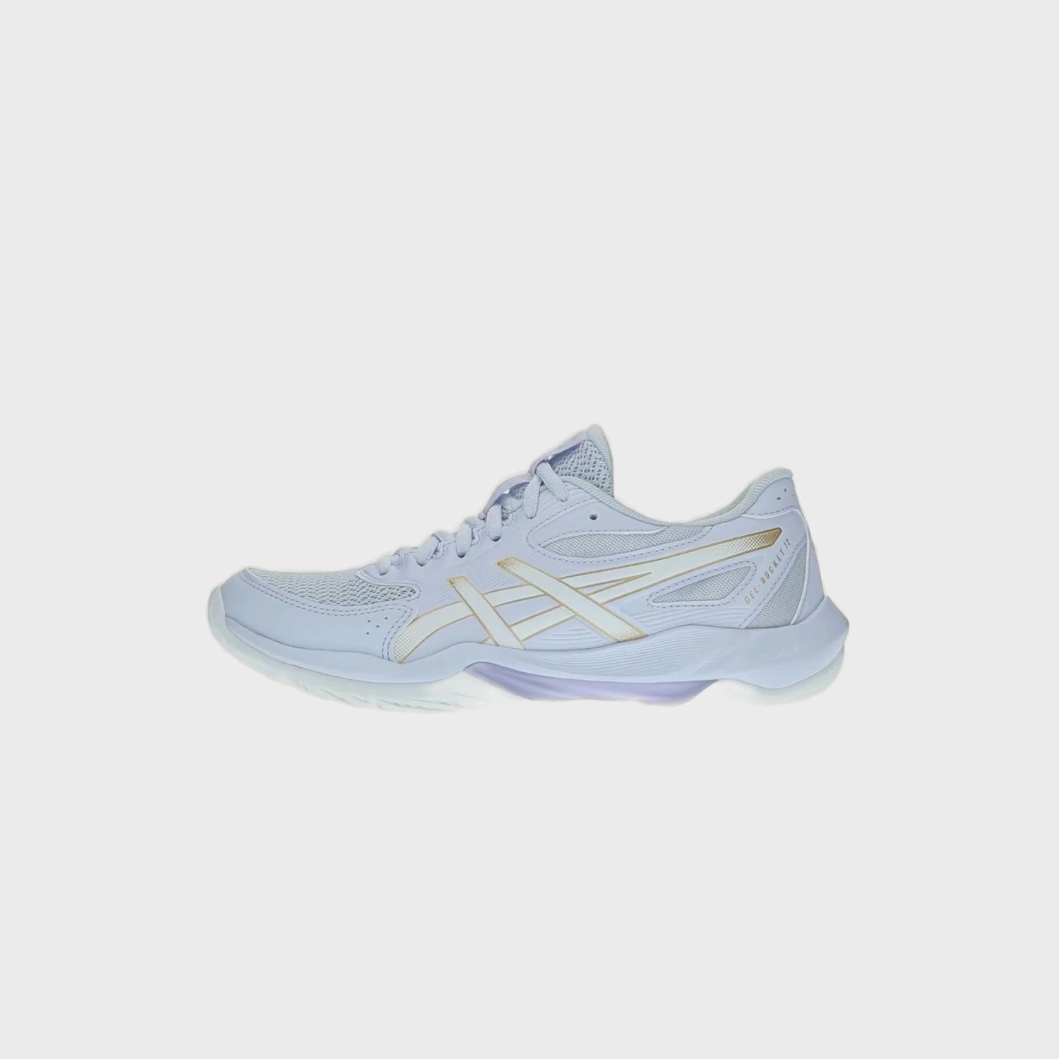 Naloži video: Asics - 1072A119 - GEL-ROCKET 12 - 400 BLUE FADE/CHAMPAGNE - ženski copat 2026