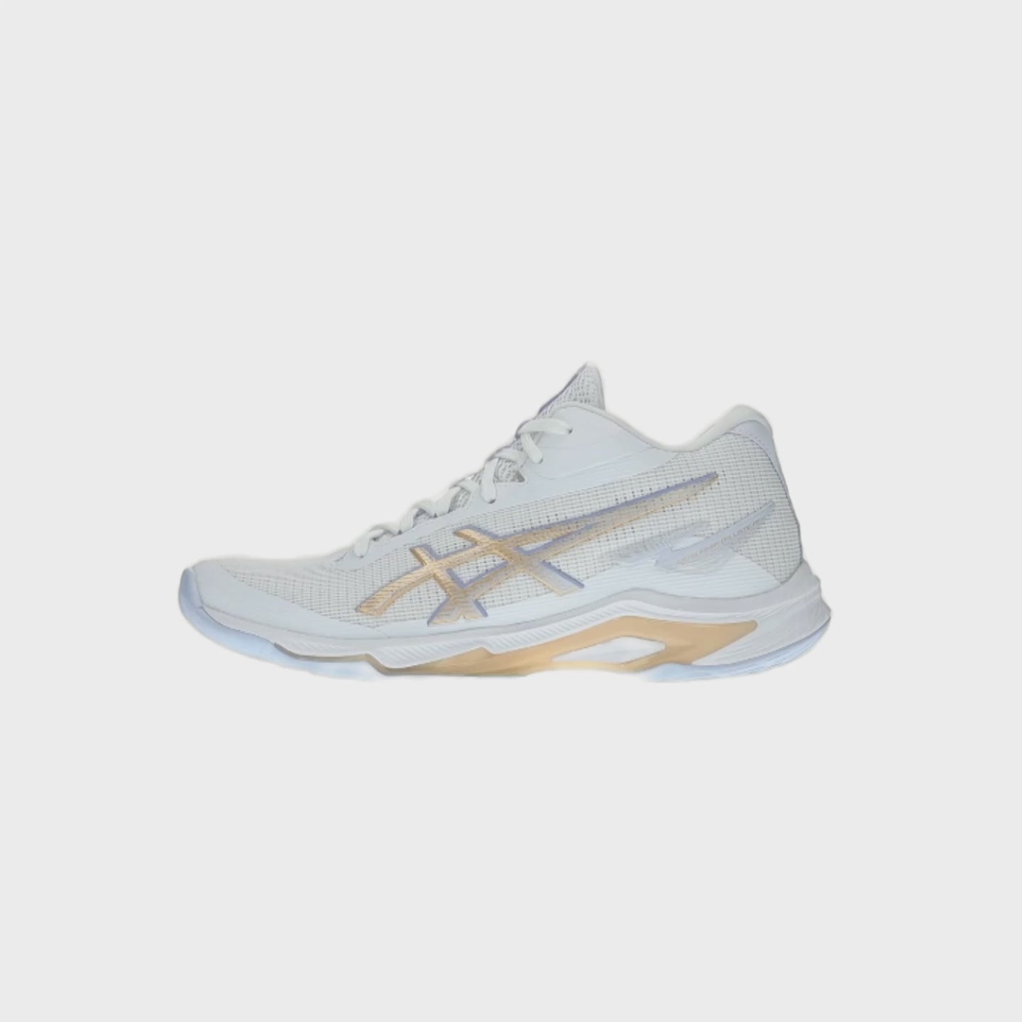 Naloži video: Asics - 1052A084 - NETBURNER BALLISTIC FF MT 4 -  102 WHITE/CHAMPAGNE - ženski copat 2026