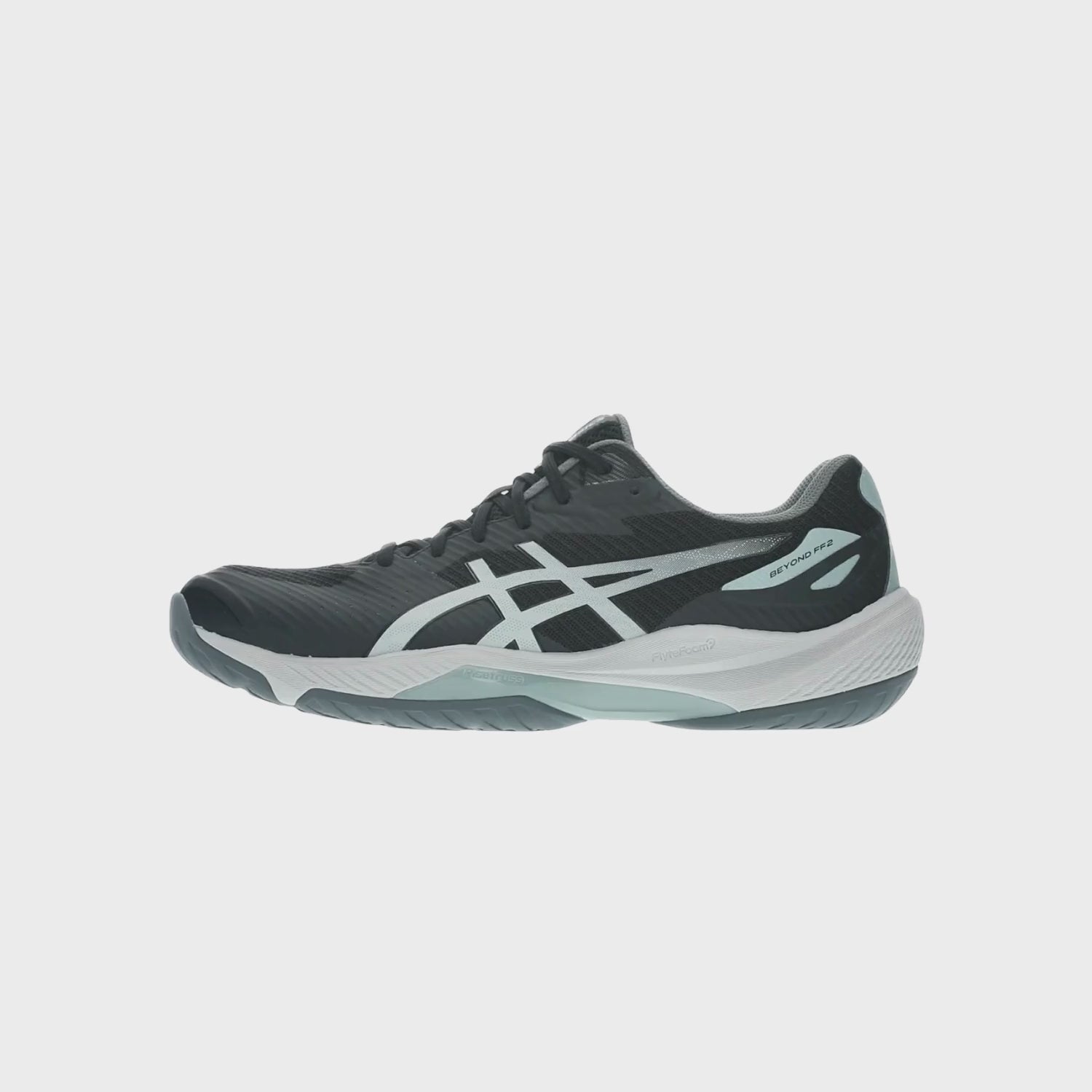 Naloži video: Asics - 1071A129 - BEYOND FF 2 - 001 BLACK/CONCRETE - moški copat 2027