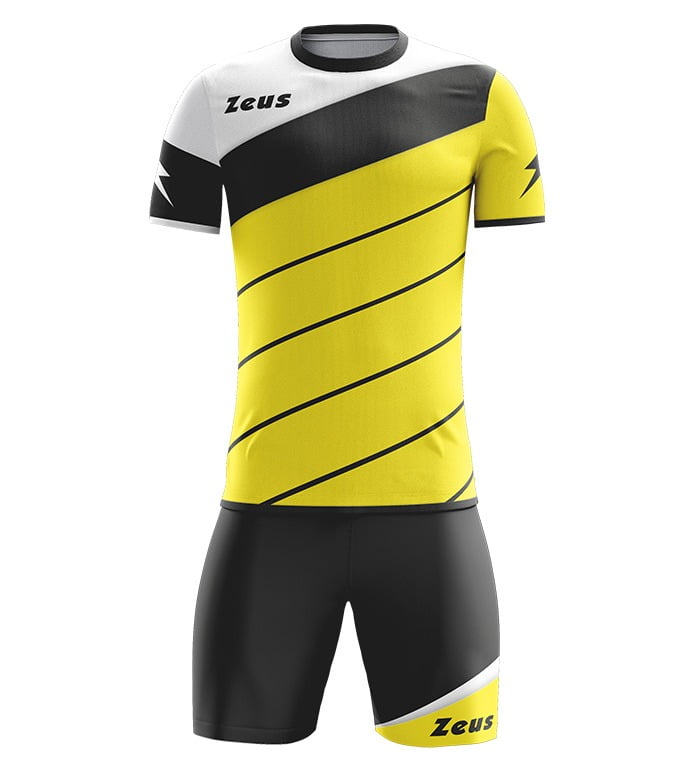 0728 - Zeus KOMPLET LYBRA - moški dres - rumen črna
